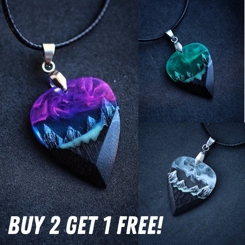 The Spectral Mountain Necklace (Guitar Pick 2 In 1)